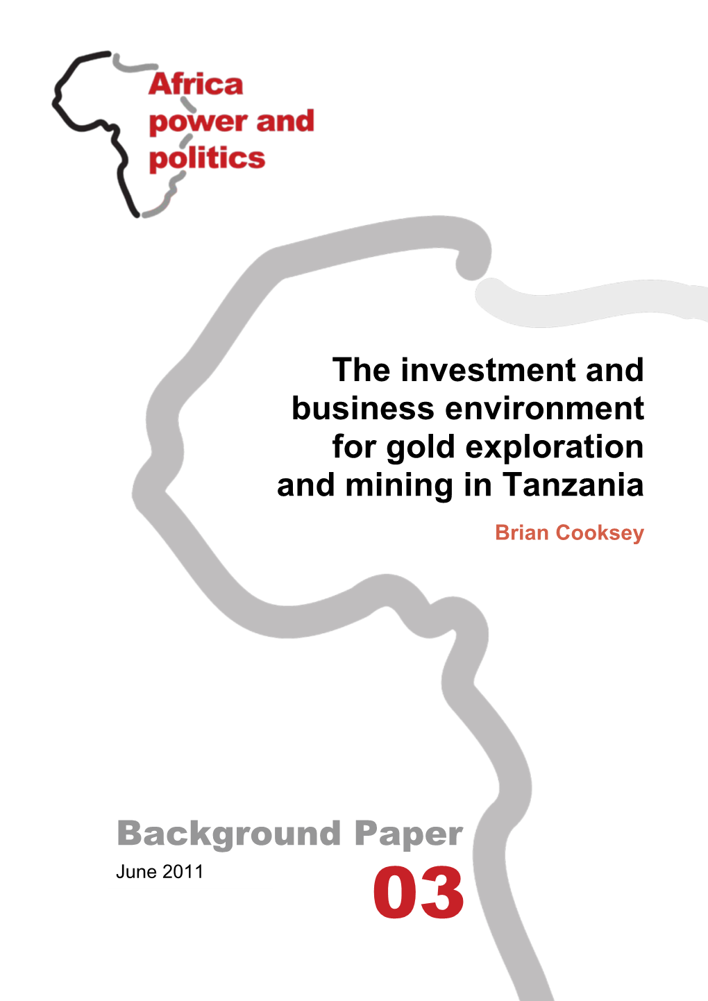Gold and the Investment and Business Environment in Tanzania