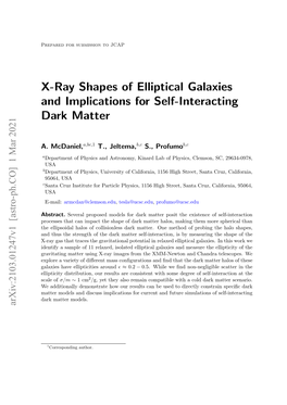 X-Ray Shapes of Elliptical Galaxies and Implications for Self-Interacting Dark Matter