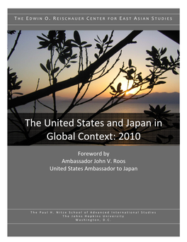 The United States and Japan in Global Context: 2010