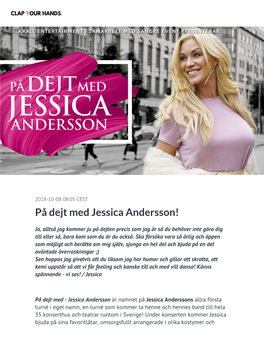 På Dejt Med Jessica Andersson!