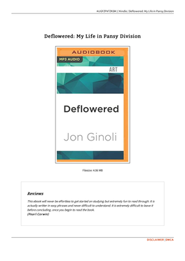 Download Book &gt; Deflowered: My Life in Pansy Division