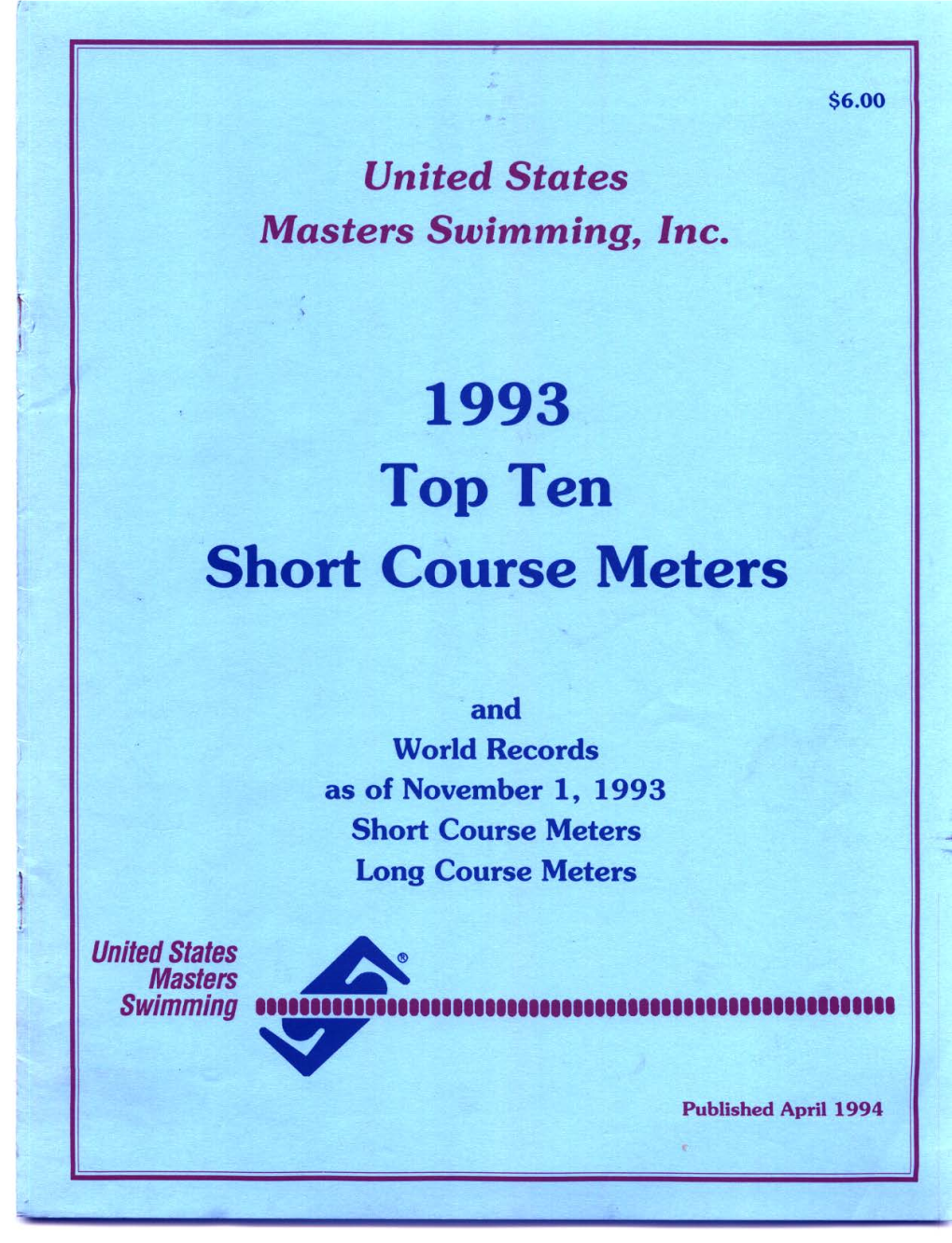 1993 Top Ten Short Course Meters