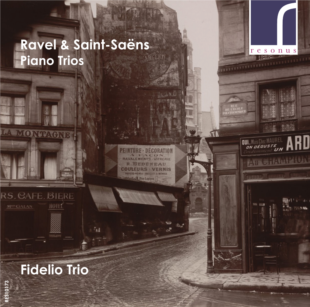 Ravel & Saint-Saëns Fidelio Trio