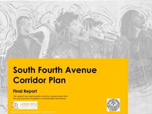 South Fourth Avenue Corridor Plan