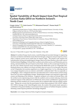 Spatial Variability of Beach Impact from Post-Tropical Cyclone Katia (2011) on Northern Ireland’S North Coast