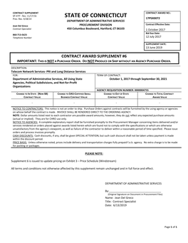 Contract Award for Ag Approval Sp-38