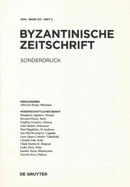 Byzantinische Zeitschrift