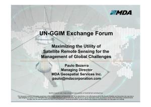 Maximizing the Utility of Satellite Remote Sensing for the Management of Global Challenges