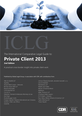 Private Client 2013 2Nd Edition