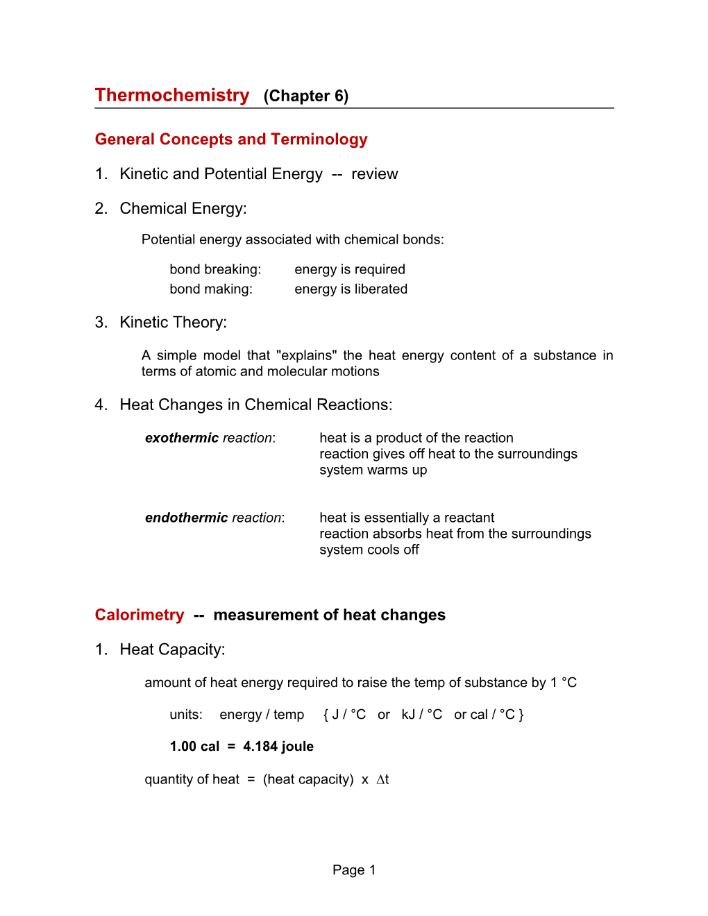 General Concepts and Terminology