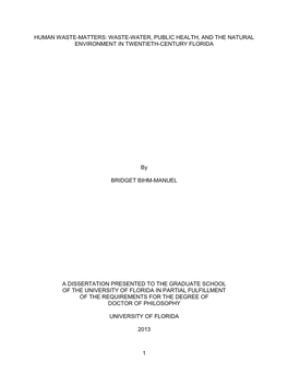 University of Florida Thesis Or Dissertation Formatting