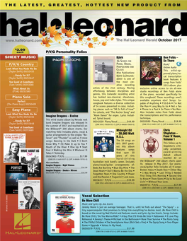 The Hal Leonard Herald October 2017