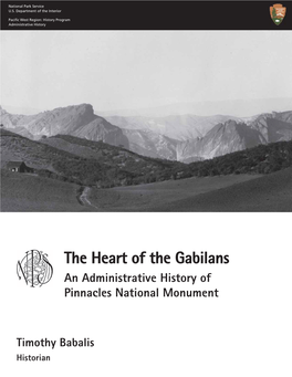An Administrative History of Pinnacles National Monument