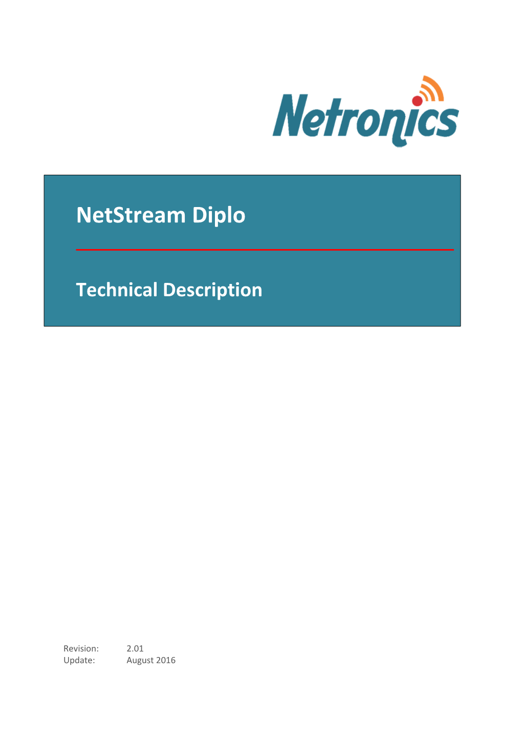 Netstream Diplo Technical Description 2