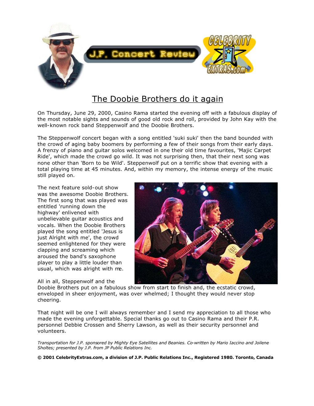 The Doobie Brothers Do It Again