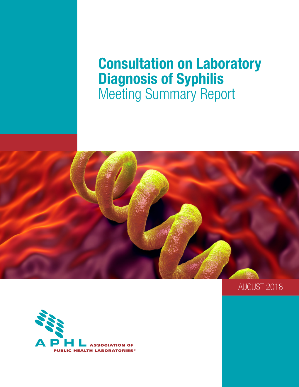 Consultation on Laboratory Diagnosis of Syphilis-Meeting Report