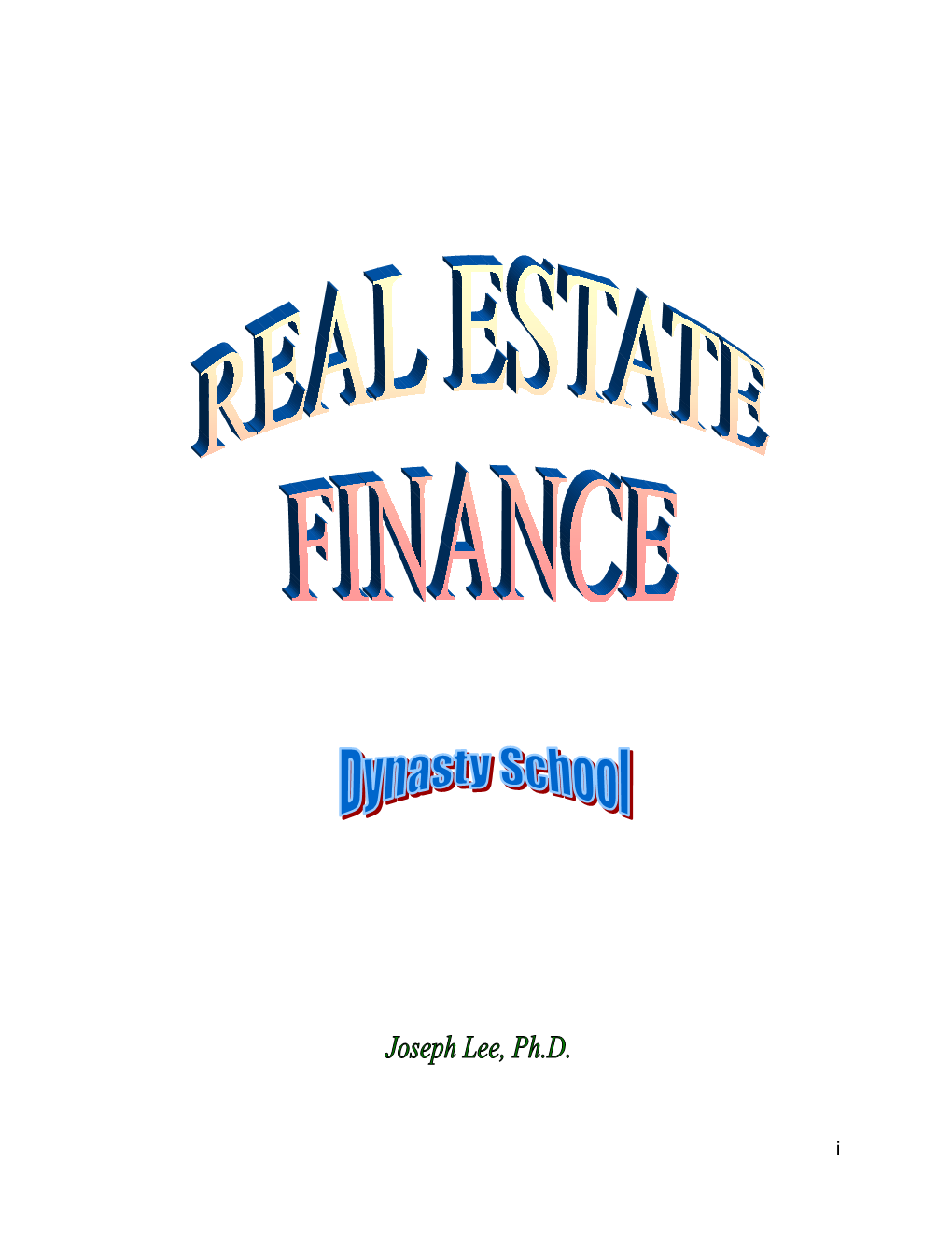Chapter 1: Importance of Real Estate Finance