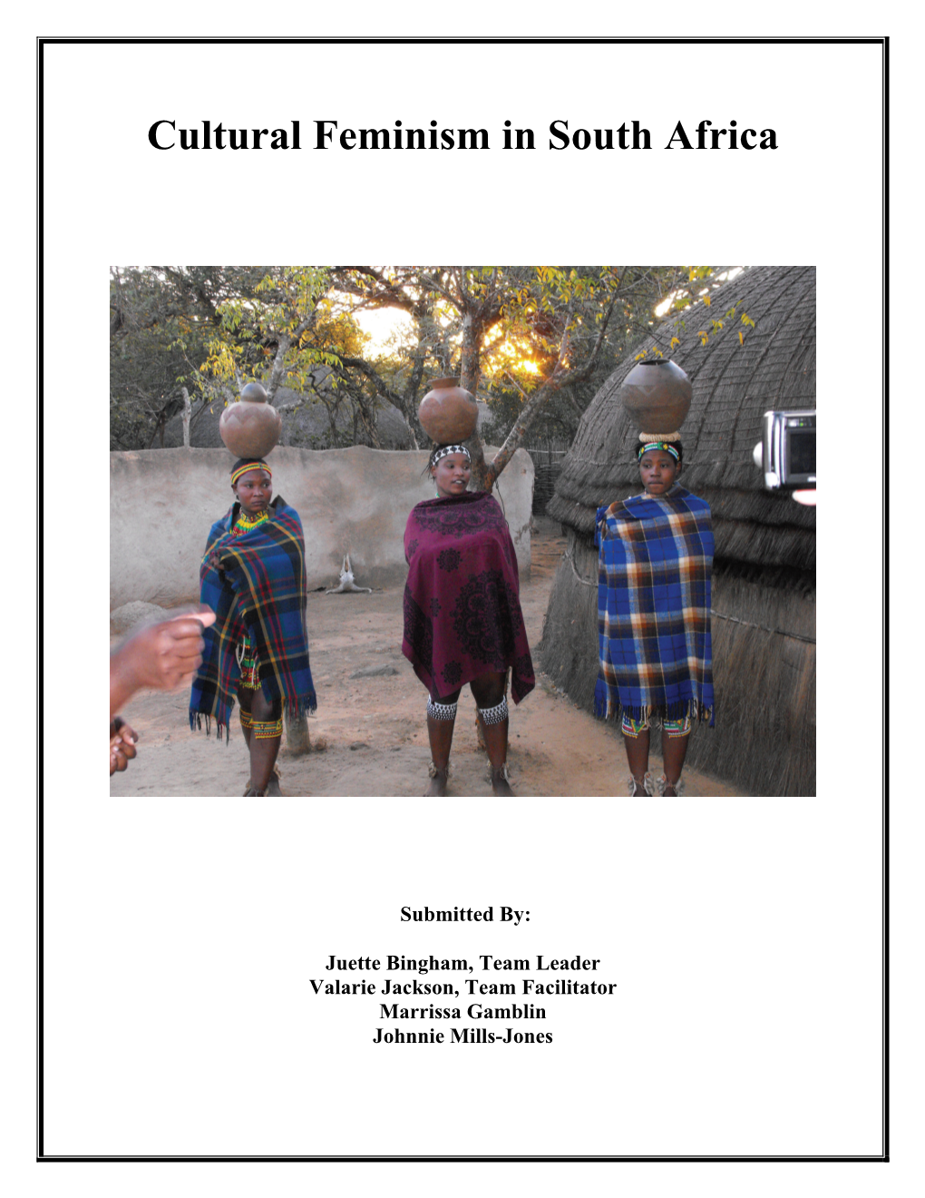 Cultural Feminism in South Africa