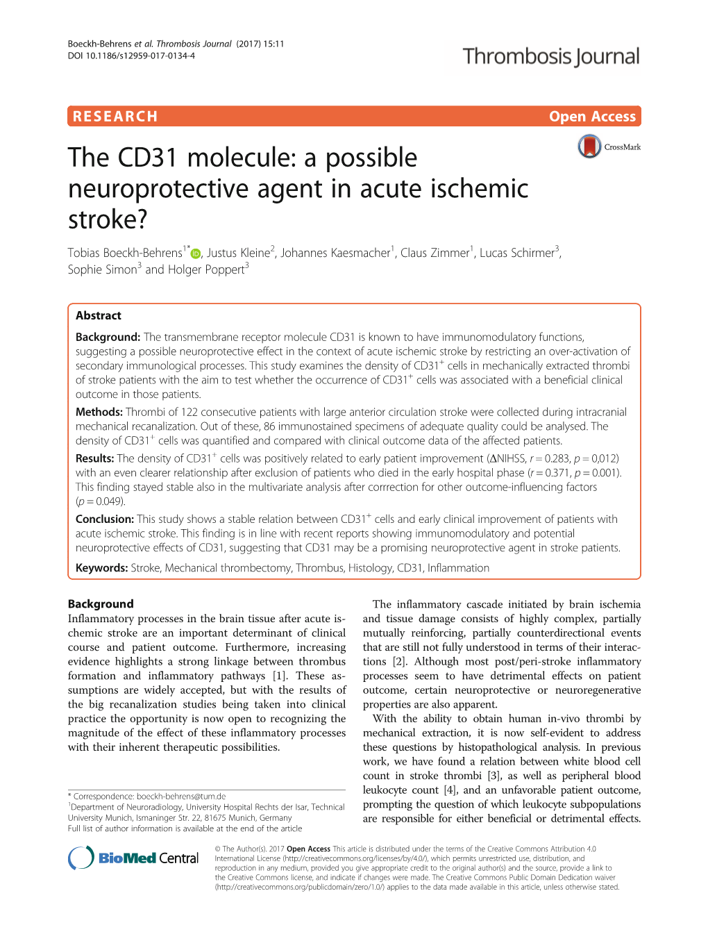 A Possible Neuroprotective Agent in Acute Ischemic Stroke?