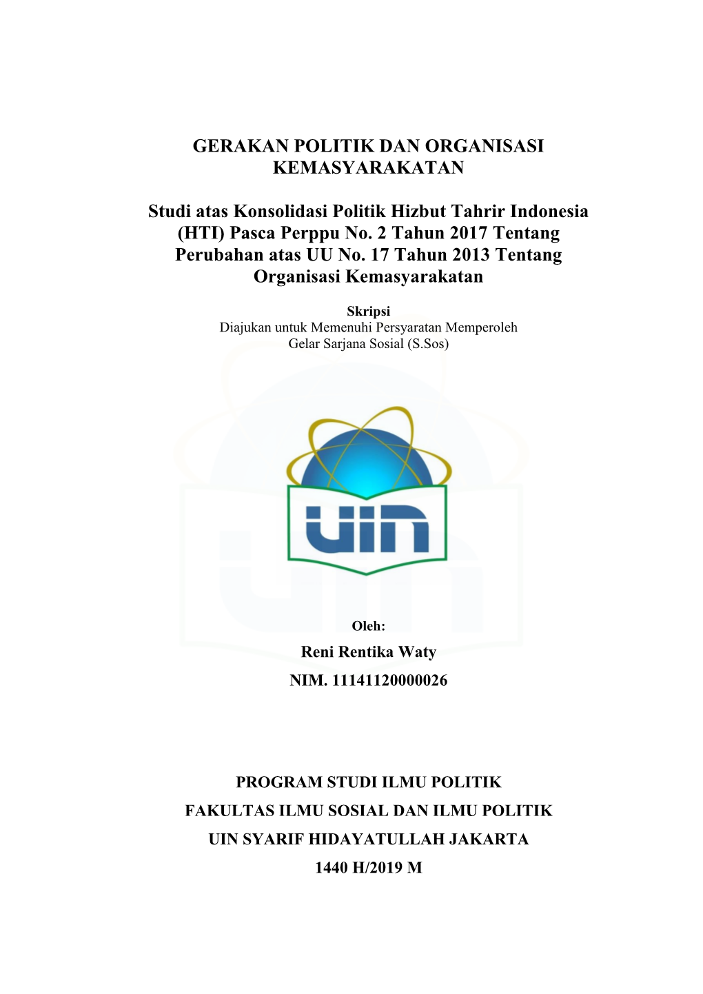 (HTI) Pasca Perppu No. 2 Tahun 2017 Tentang Perubahan Atas UU No