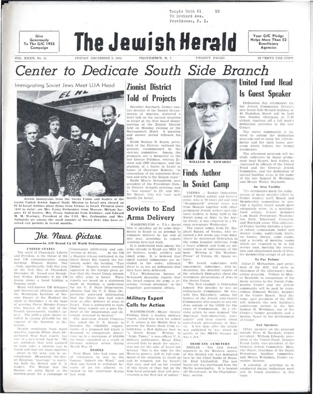 The Jewish Herald Agencies VOL