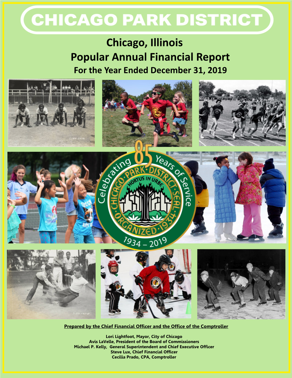 Chicago, Illinois Popular Annual Financial Report for the Year Ended December 31, 2019