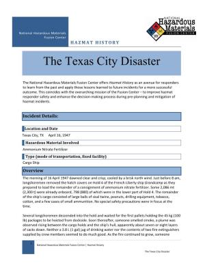 The Texas City Disaster