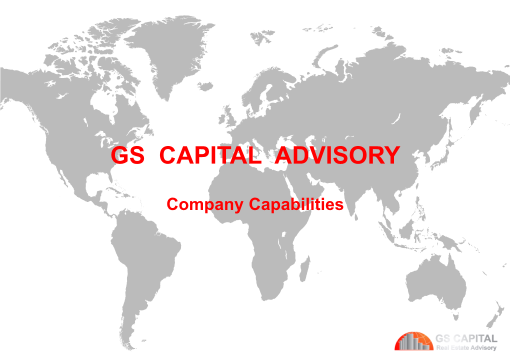 Gs Capital Advisory