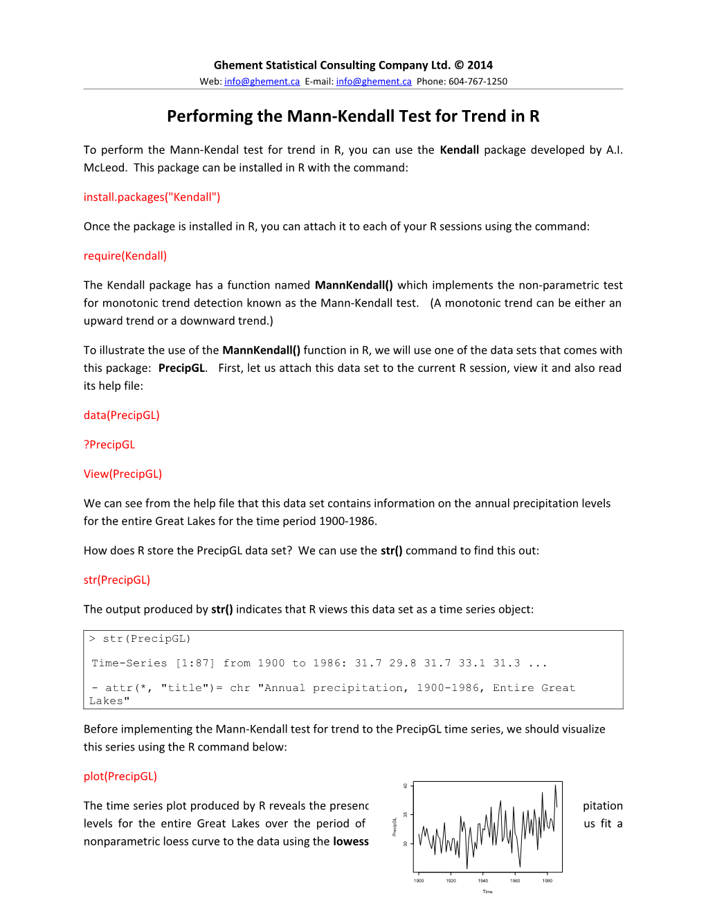 Ghement Statistical Consulting Company Ltd. 2014