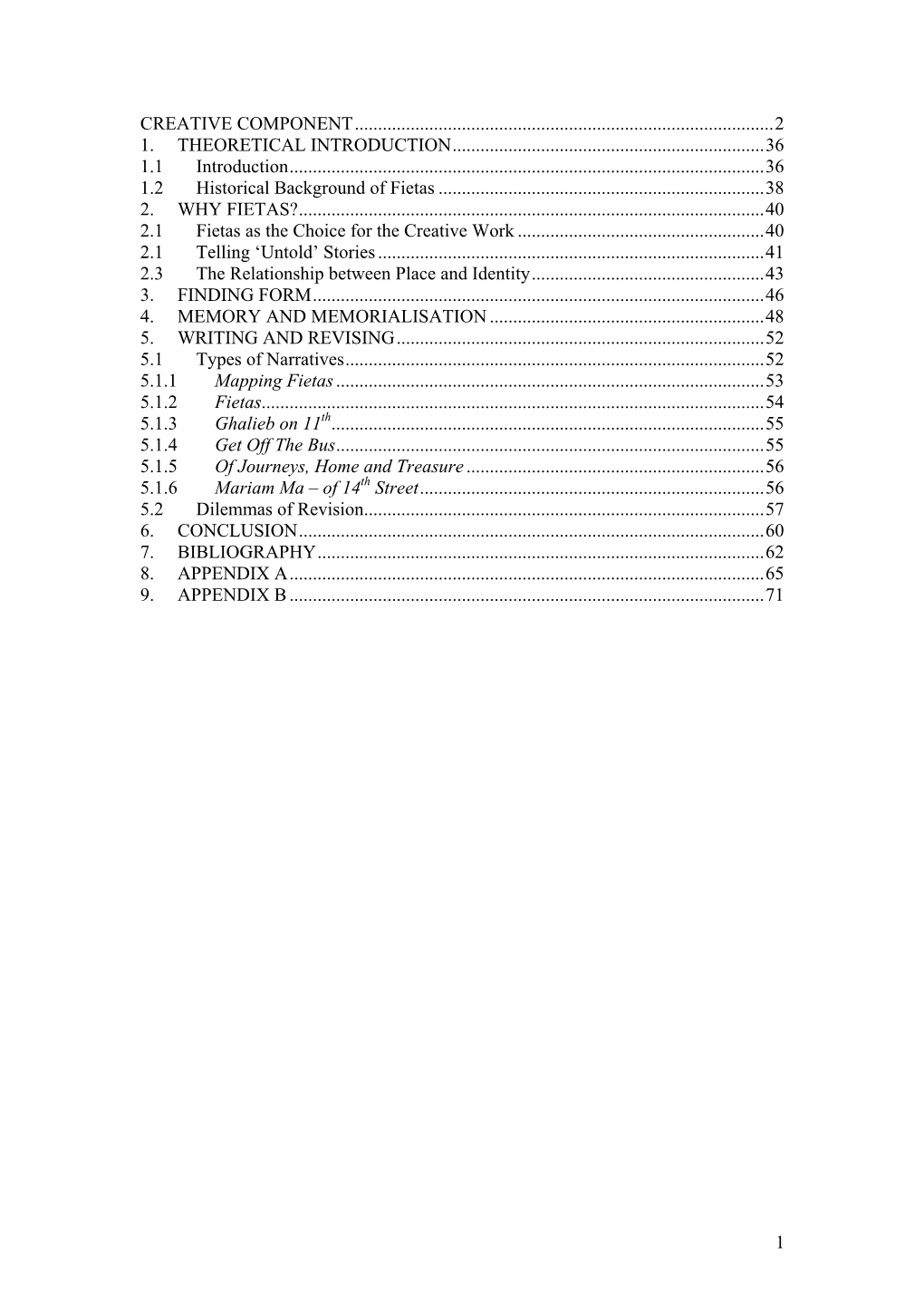 A Review of the Domestic Impact