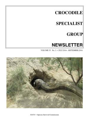 Crocodile Specialist Group Newsletter 33(2): 33-34