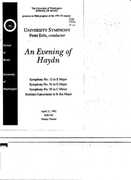 An Evening of Haydn
