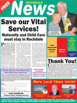 Rochdale News July 2005 Page 1