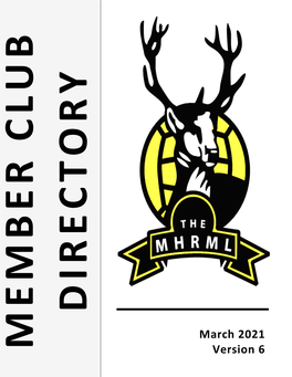 Member Club Directory 2020-2021