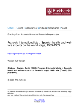 Franco's Internationalists