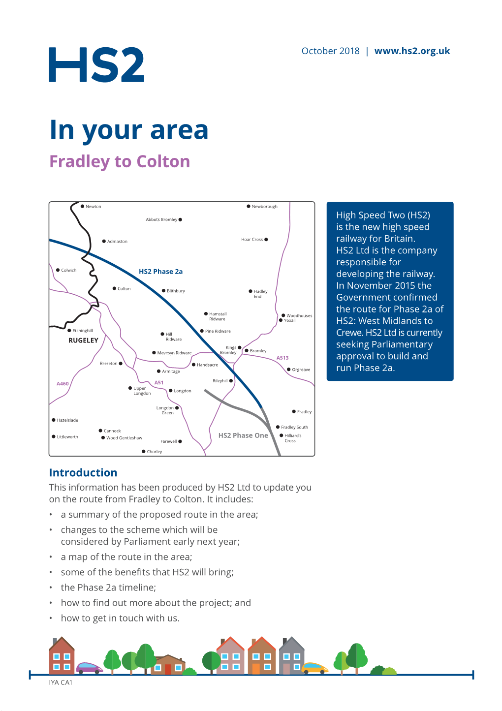 In Your Area Fradley to Colton