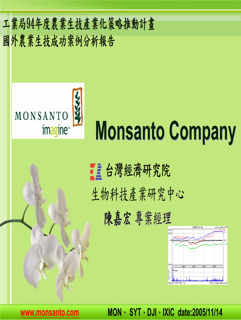 農業生技大廠monsanto 個案分析(200511)