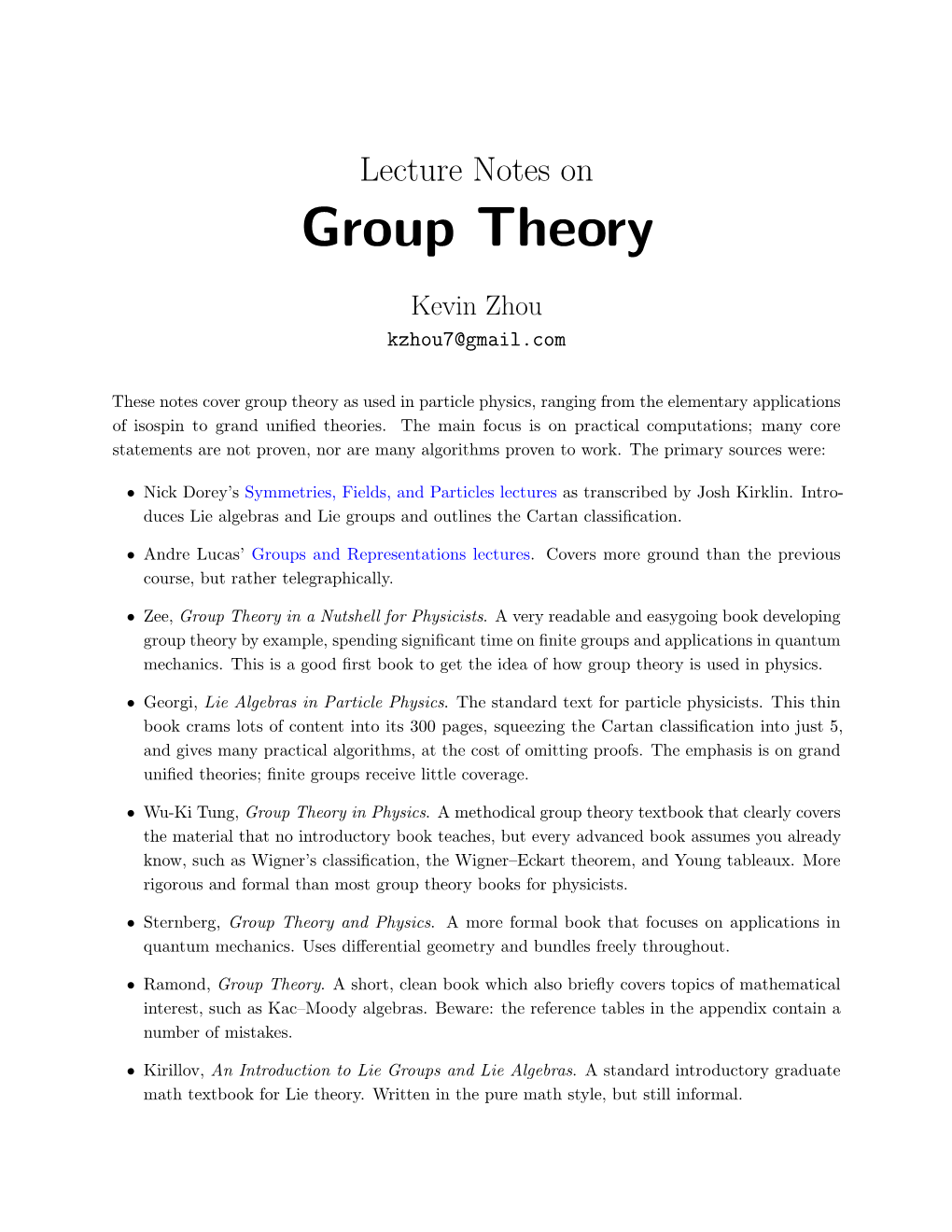 Group Theory