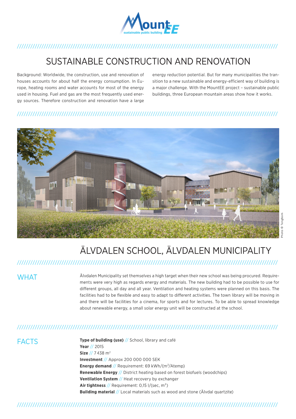 Älvdalen School, Älvdalen Municipality Sustainable