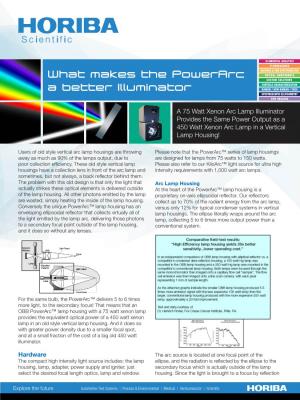 What Makes the Powerarc a Better Illuminator