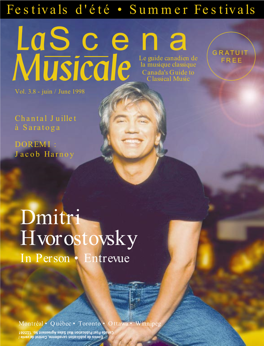 Dmitri Hvorostovsky in Person • Entrevue