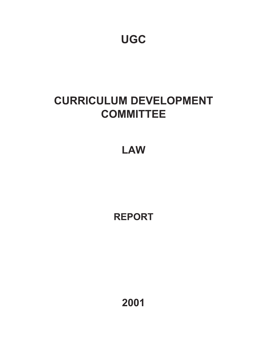 Curriculum Development Committee