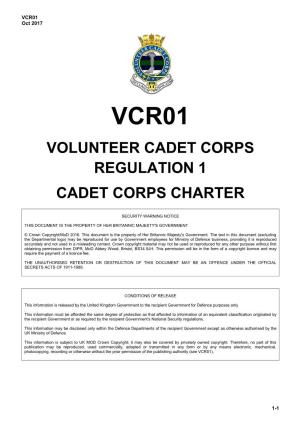 VCR01 Cadet Corps Charter