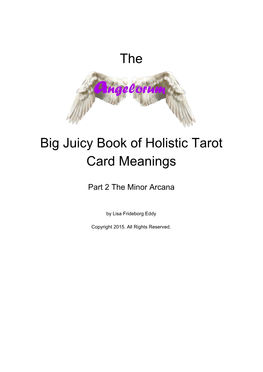 The Big Juicy Book of Holistic Tarot Card Meanings