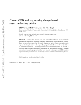 Circuit QED and Engineering Charge Based Superconducting Qubits