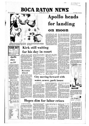 12, 1970 30 Pages 10 Cents Apollo Heads for Landing on Moon