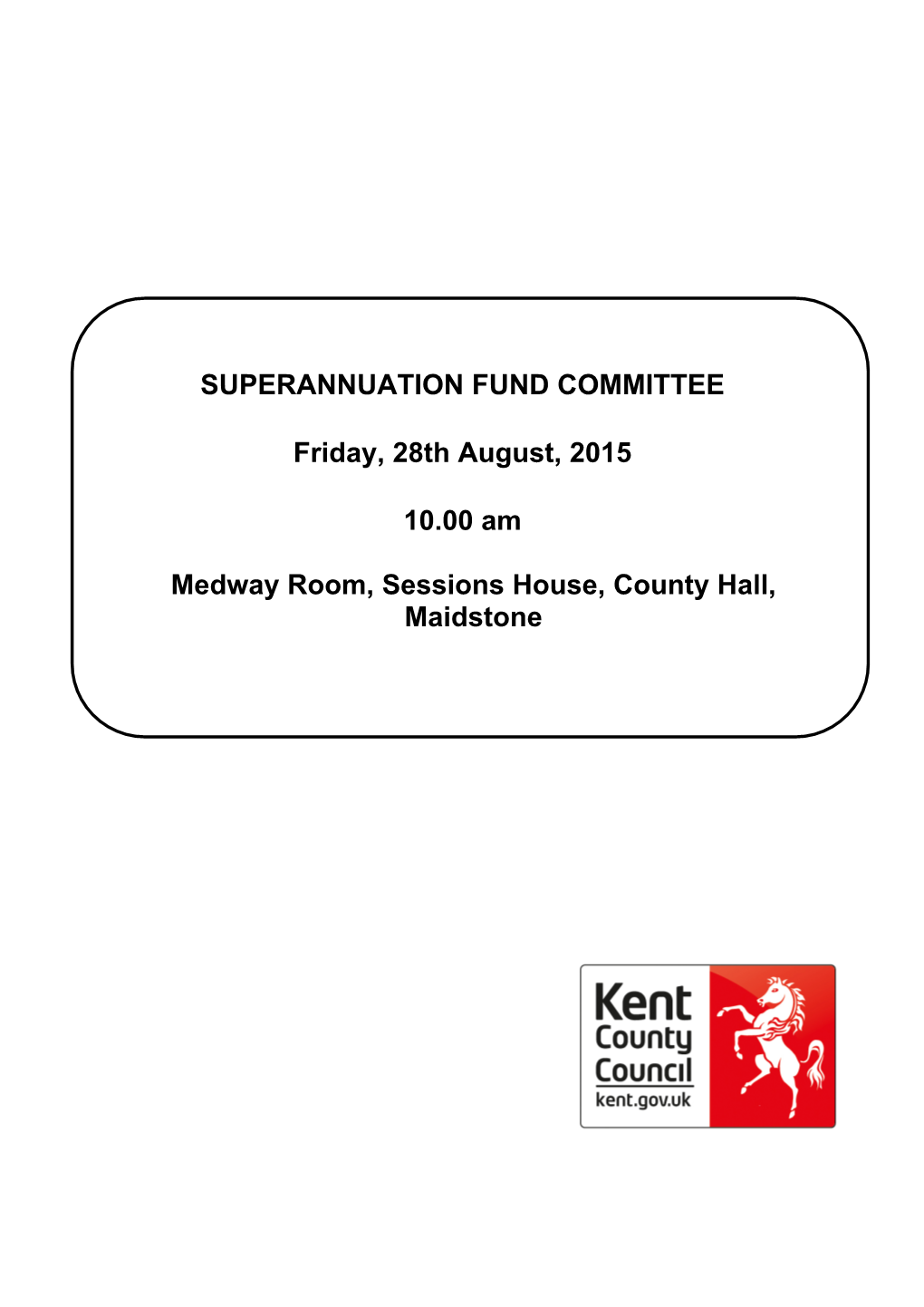 (Public Pack)Agenda Document for Superannuation Fund Committee