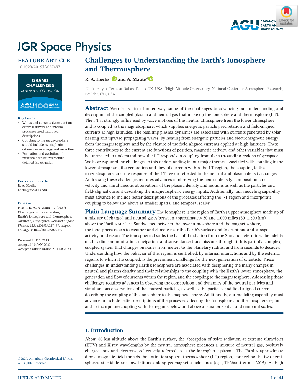 Challenges to Understanding the Earth's Ionosphere And