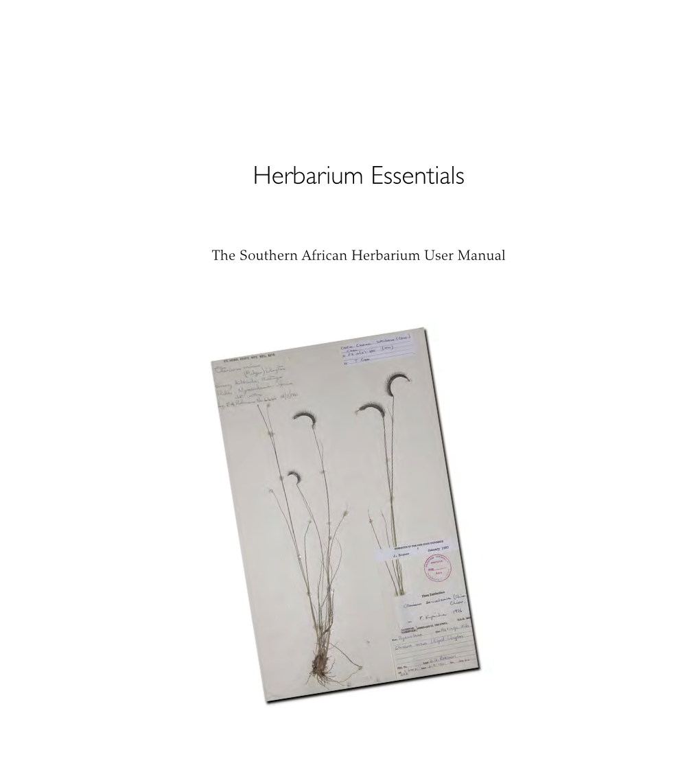 Herbarium Essentials