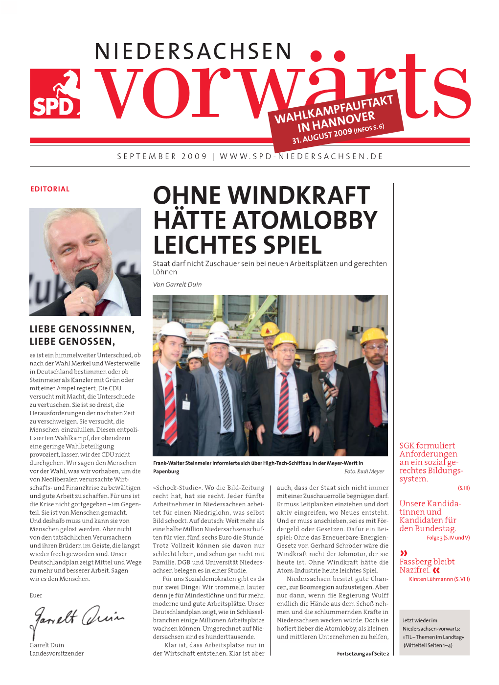 Ausgabe September 2009